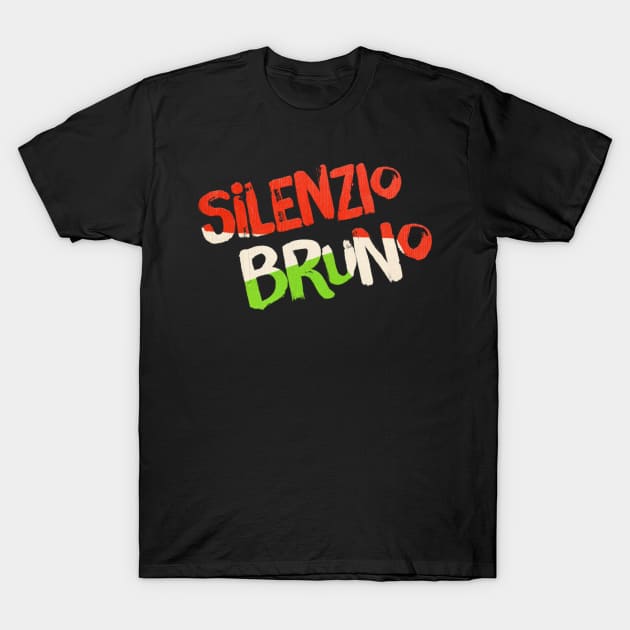 Silenzio Bruno T-Shirt by TSHIRT PLACE